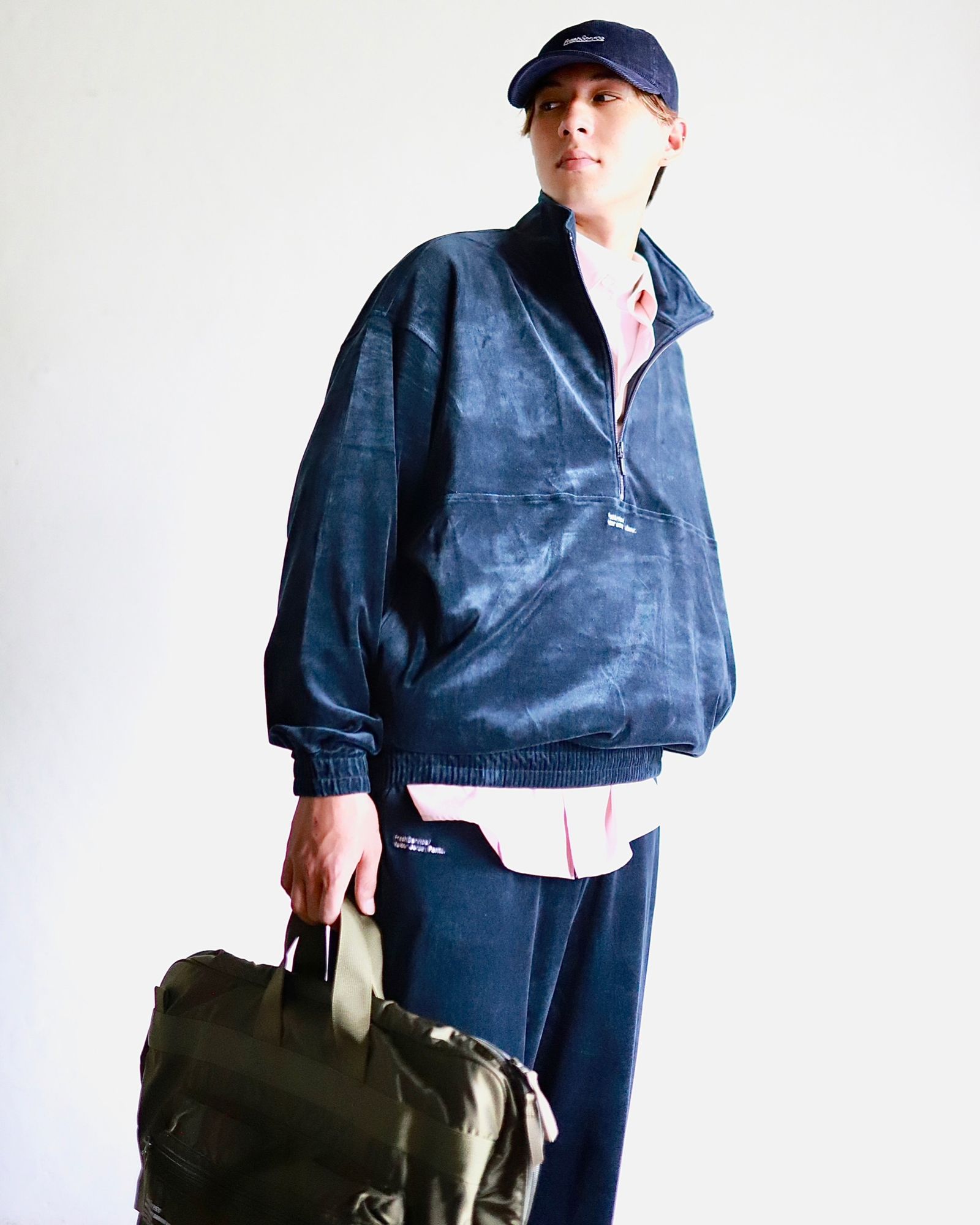 トップス freshservice velour Jersey pullover L Freshservice VELOUR JERSEY PULLOVER size L, 男裝, 外套及戶外