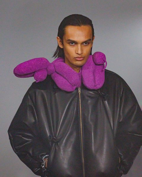 doublet ダブレット26AW BALLOON DOG KNIT SCARF (26AW59KN236)PURPLE☆7月11日(土)発売！