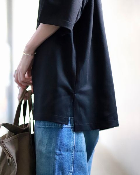 COMME des GARCONS HOMME コムデギャルソンオム 23AW 綿天竺ロゴプリントTシャツスタイル