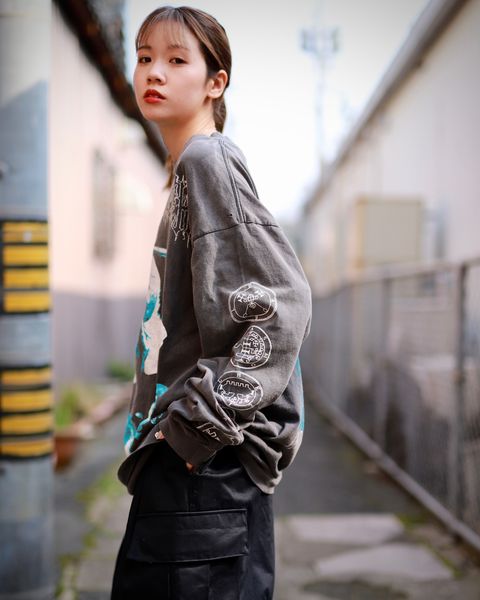 ©SAINT M×××××× セントマイケル23SS LS TEE SISTERスタイル