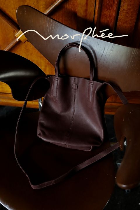 Morphee / モルフェ 2WAY SMALL TOTE(SL-BRG)BURGUNDY☆新作発売！