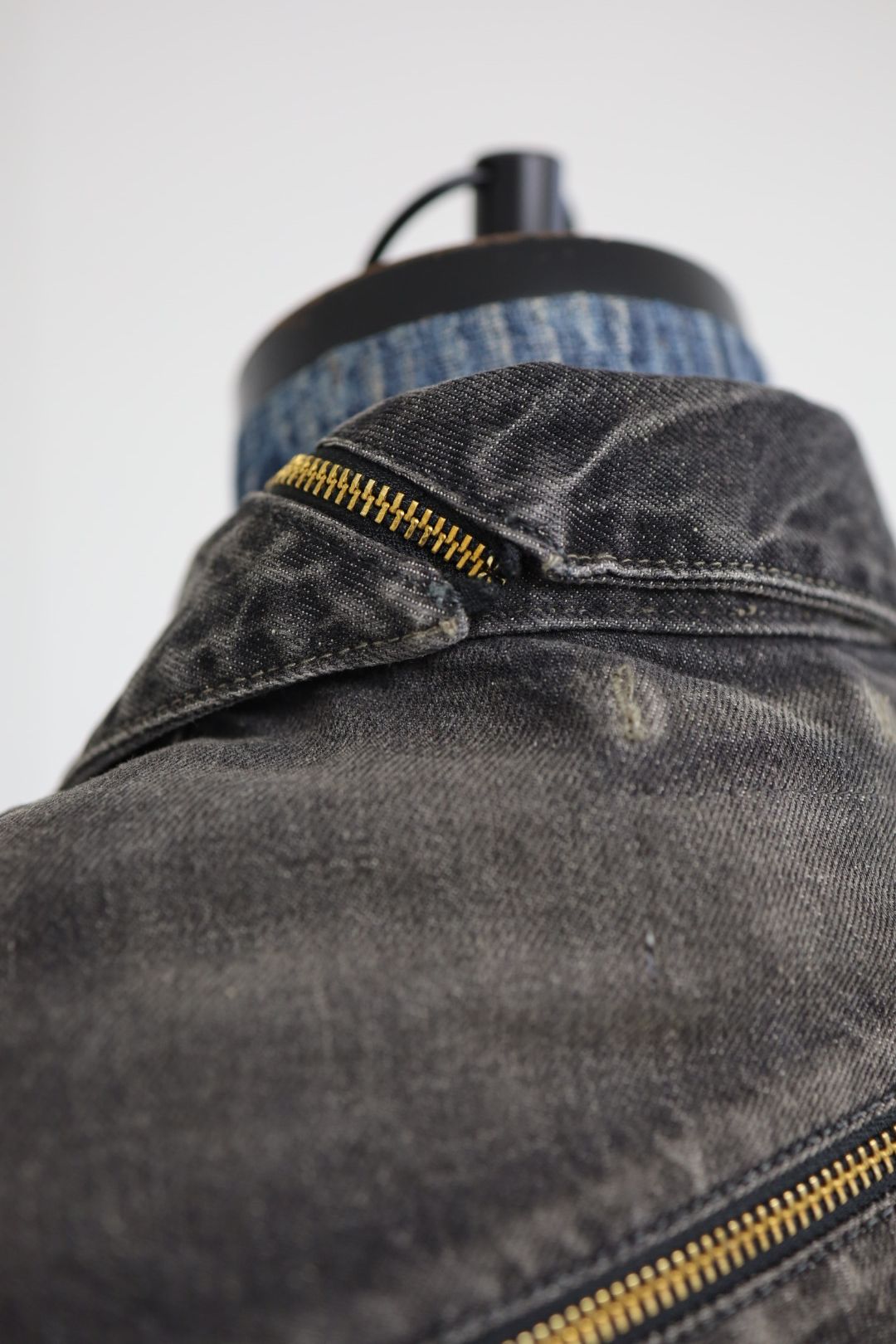 doublet ダブレット26SS FILLETED ZIP DENIM JACKET (26SS08BL241) BLACK ★1月17日(土)11:00発売！