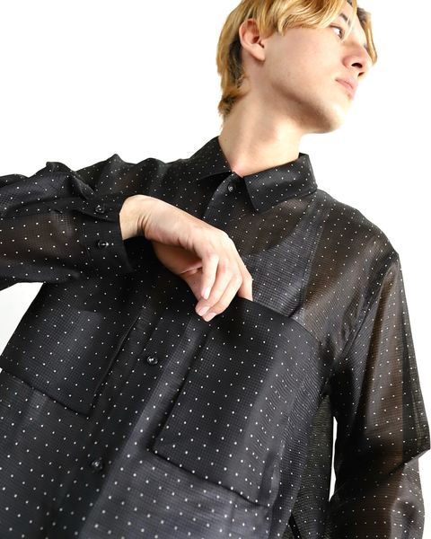 blurhms 24SS 新作Square Dot Gusset PKT Shirt&12.9oz Bias Denim Pants style 2024.3.2