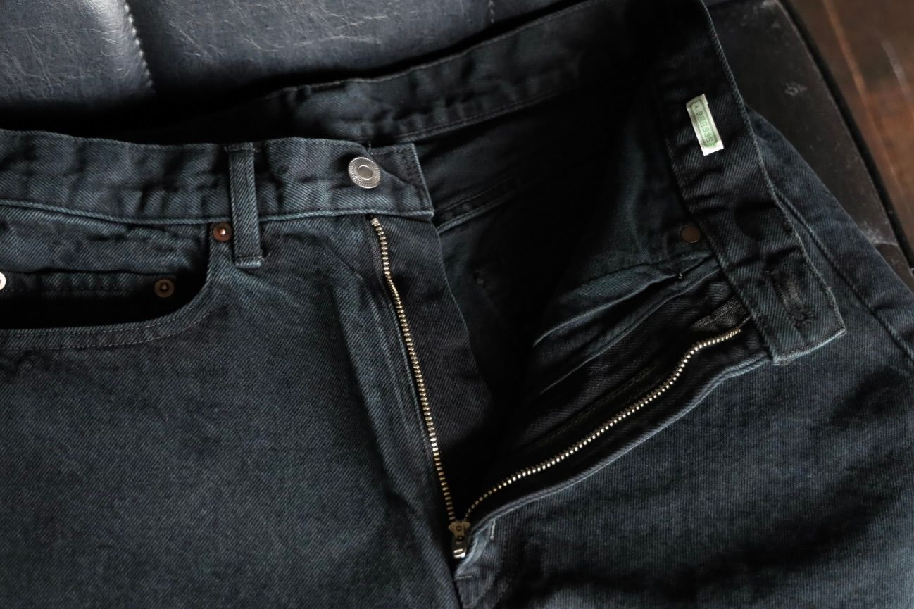アプレッセ 2025 STYLE2 Black Washed Wide Denim Pants(25AAP-04-18)BLACK☆9月13日(土)発売！
