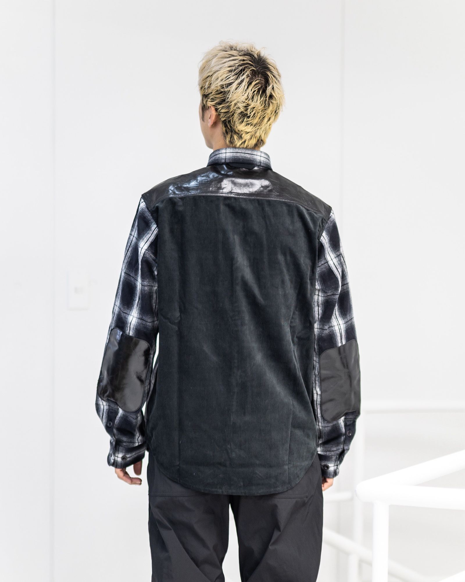 JUNYA WATANABE MAN 綿フランネルチェックコーデュロイレザーシャツ 11月1日(土)新作発売！