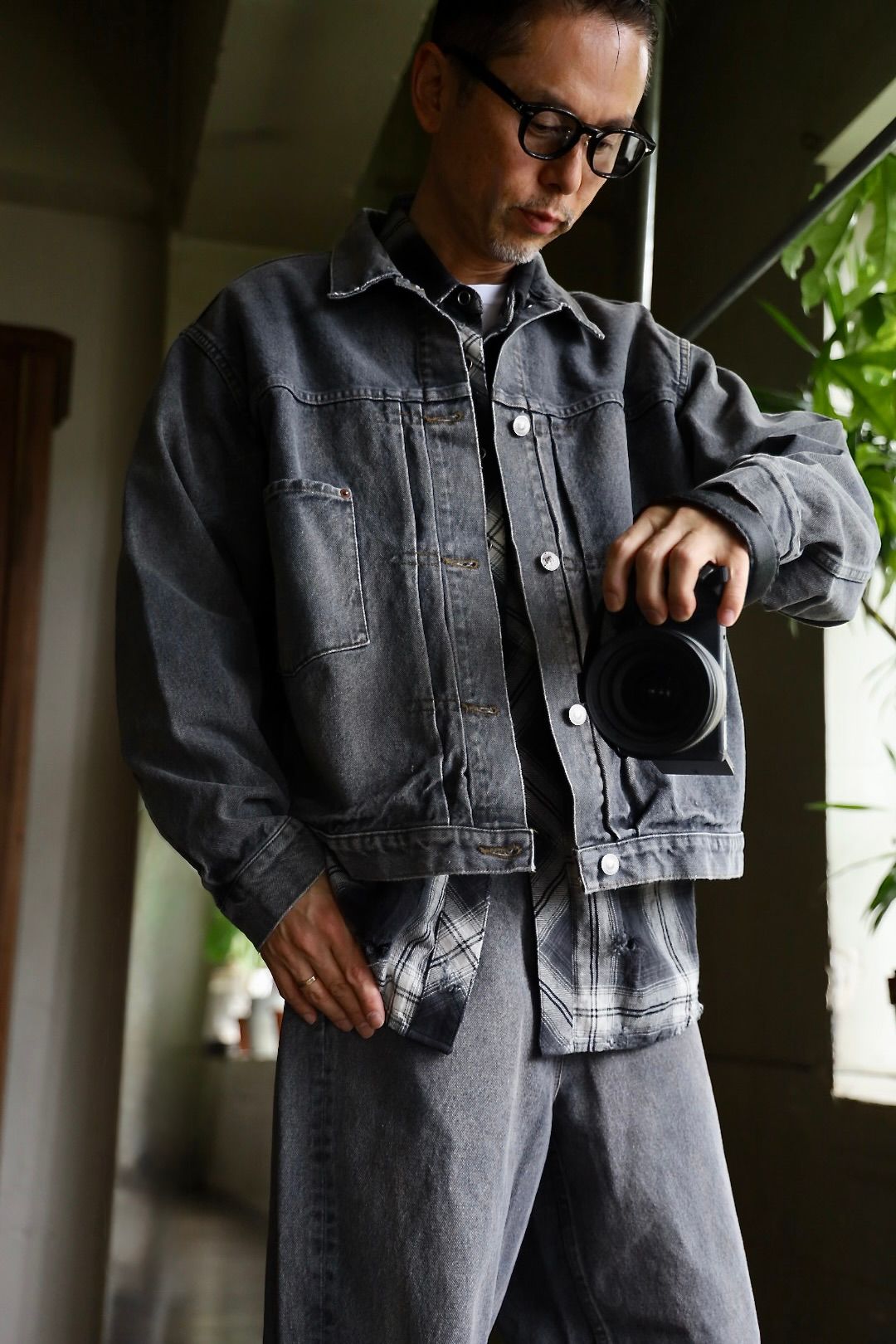 アプレッセ 2025 STYLE2  デニムジャケット Vintage Gray Denim Jacket(25AAP-01-41)GRAY☆7月26日(土)発売！