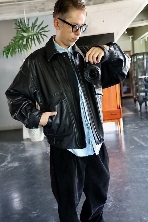 YOKE LEATHER FLIGHT JACKETスタイル2025.9.6.
