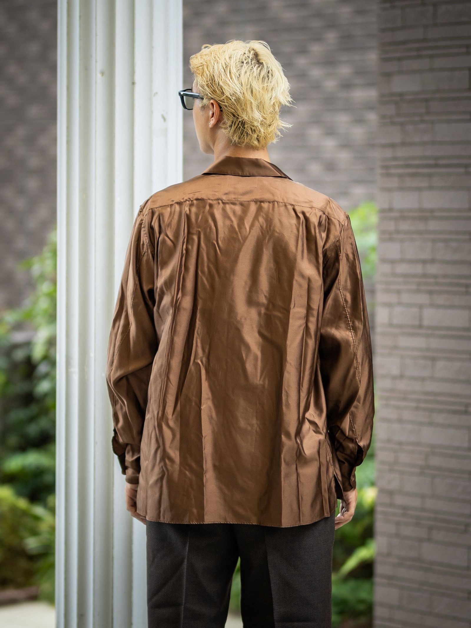 マーカウェア 26AW ITALIAN OPEN COLLAR SHIRT(A26C10SH02C)BRONZE☆新作発売！