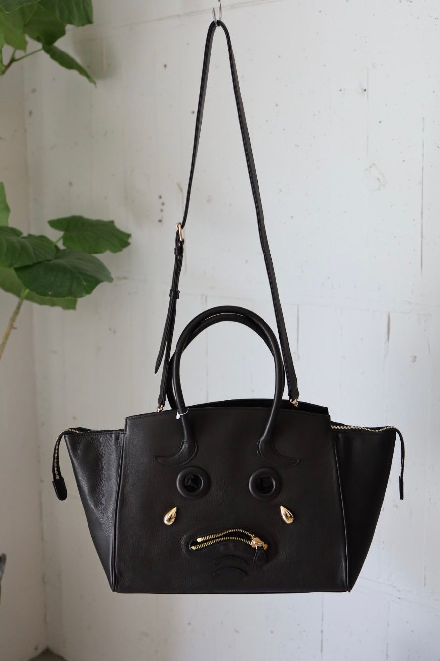 doublet ダブレット26AW PLEADING EMOJI LEATHER BAG (26AW73BG87)BLACK☆7月11日(土)発売！