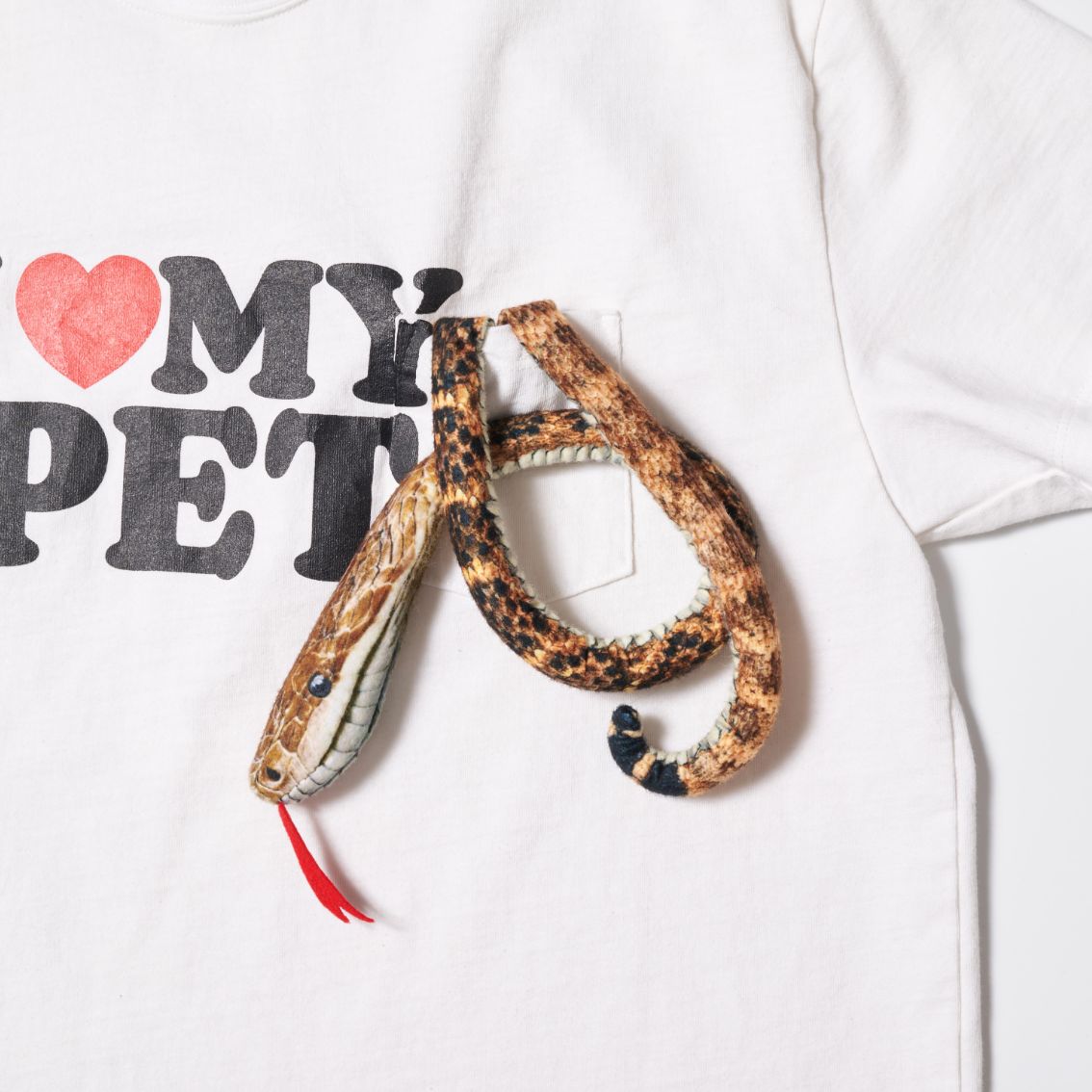 doublet 25AW  I LOVE MY PET T-SHIRT (25AW37CS399)WHITE