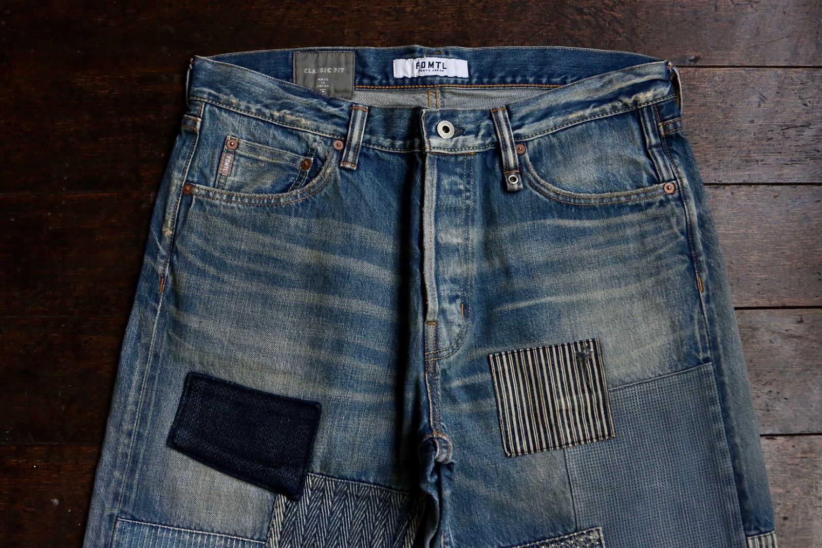 ファンダメンタル デニムCLASSIC STRAIGHT DENIM CS109(FA24MG109)INDIGO