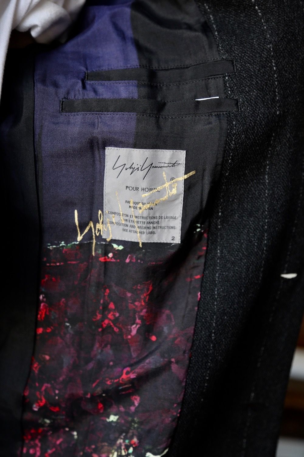 yohji yamamoto W-内田すずめチャイニーズ漢字1216JKT