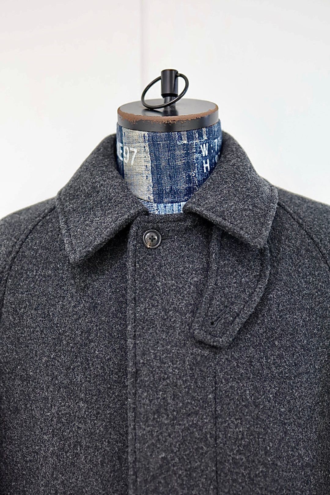 ANOTHER OFFICEアナザーオフィス Legacy Balmacaan Coat(AOEFCT003)Heather Charcoal☆11月6日(木)新作発売！