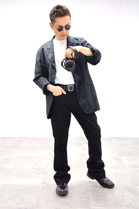 ©SAINT M×××××× 26SS BLACK DENIM PANTS/FLAREスタイル