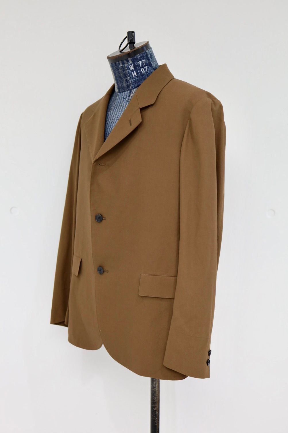 マーカウェア 26SS サックコートSACK COAT(A26A16JK01C)BURNT UMBER☆新作発売！