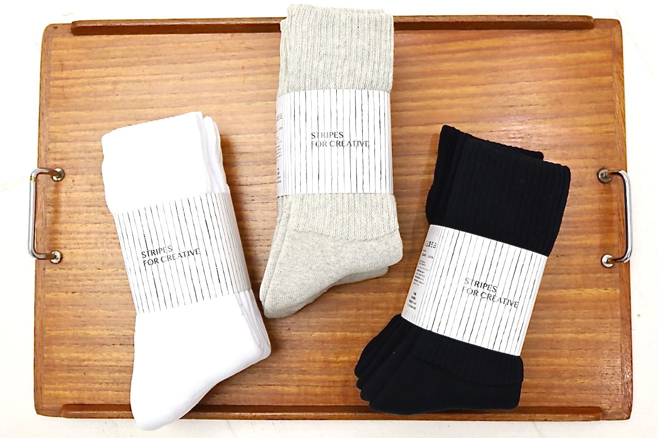 S.F.C 26SS エスエフシー 3P BASIC SOCKS(SFCSS26AC06)Grey☆3月20日(金)発売！