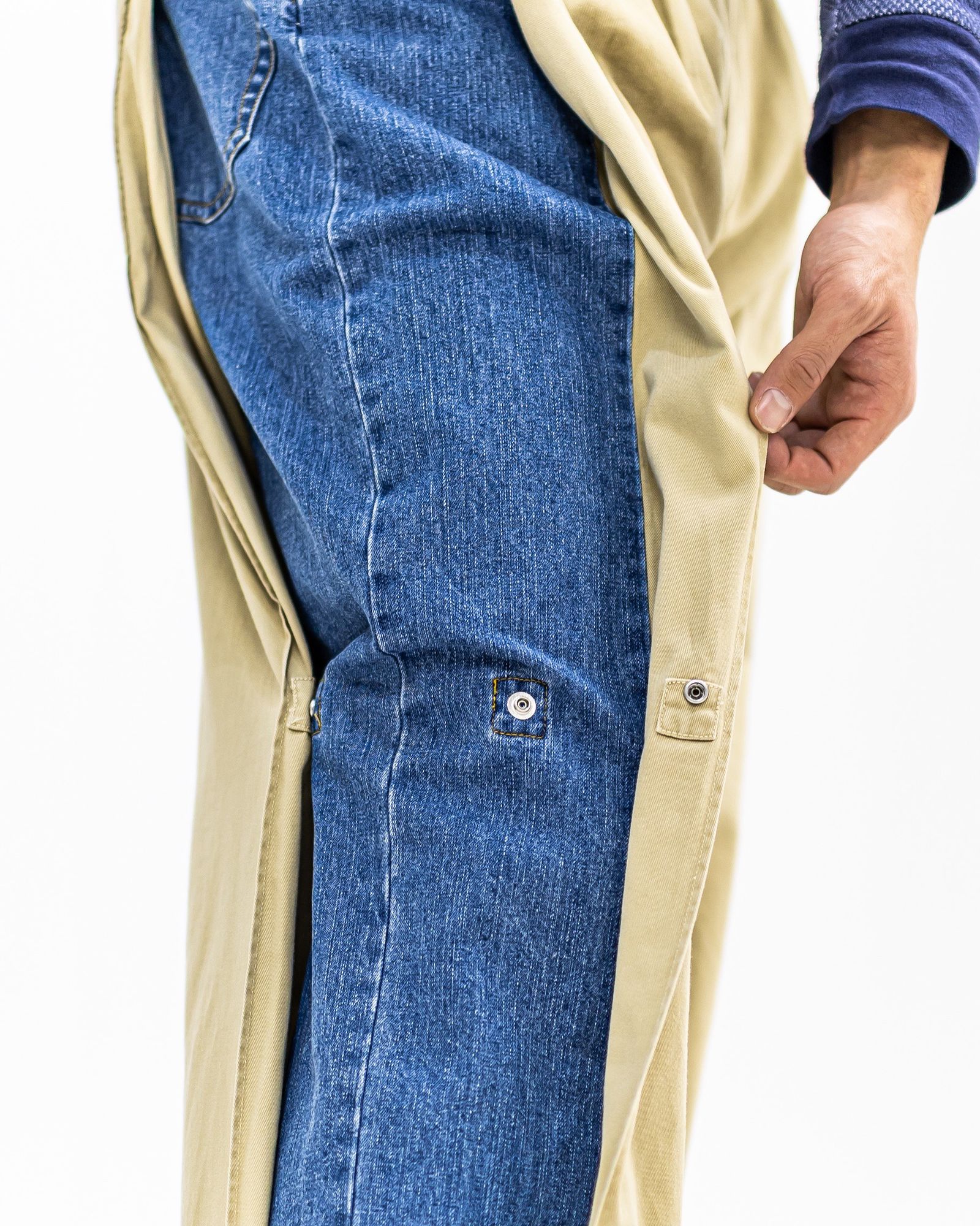 YOKE SPRING SUMMER 2026 Connected Chino&Denim Pants(YK26SS01214P)BEIGE☆12月20日(土)発売！