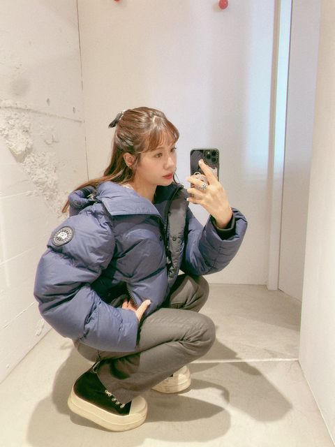 CANADA GOOSE レディース新作Bryden Puffer Black Label style.2024.10.18
