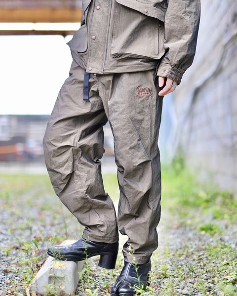 is-ness イズネス 23AW SHAKA SHAKA NYLON セットアップスタイル