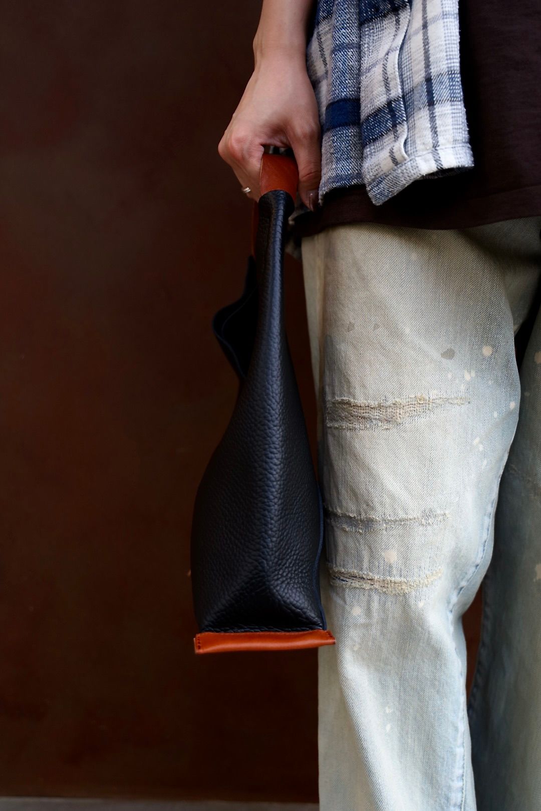 エンダースキーマ バッグ triangle bag(wt-rb-trb)black