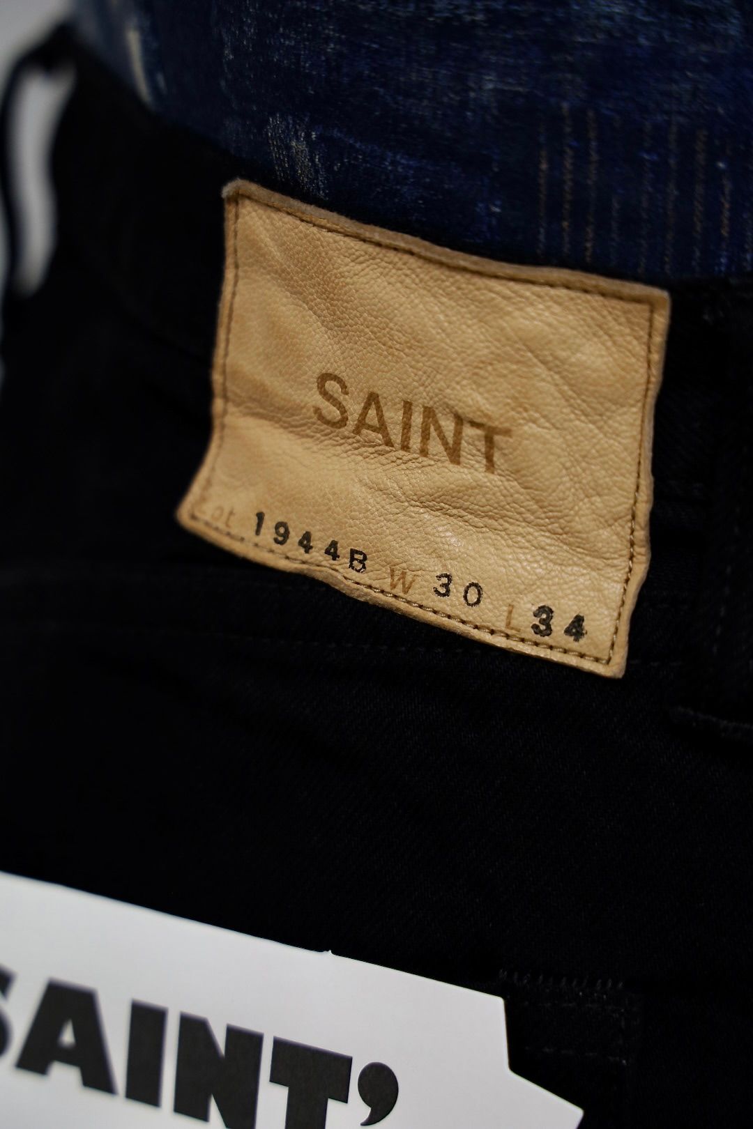 セントマイケル 26SS BLACK DENIM PANTS/STRAIGHT (SM-MK8-0000-077)