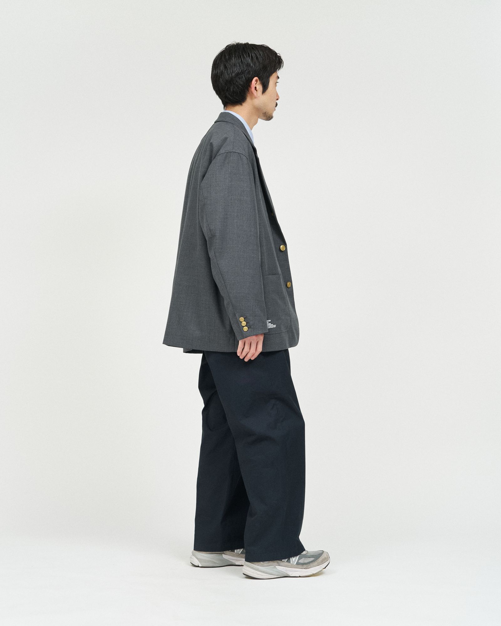 フレッシュサービス WOOL SERGE COLLEGE BLAZER (FSC261-10212)GRAY★2月14日(土)発売