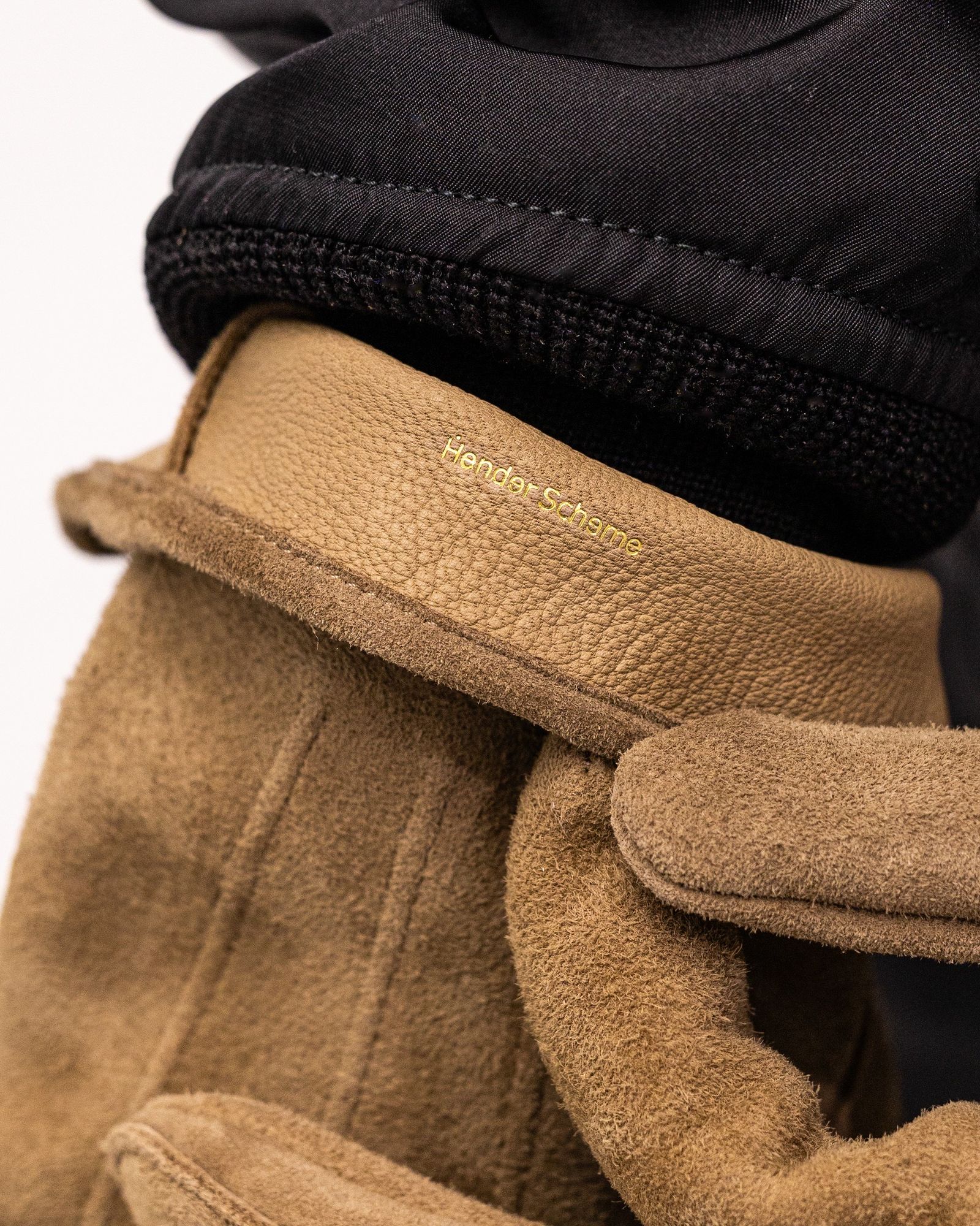 エンダースキーマ スエードグローブ suede glove(tq-rc-sgb)khaki