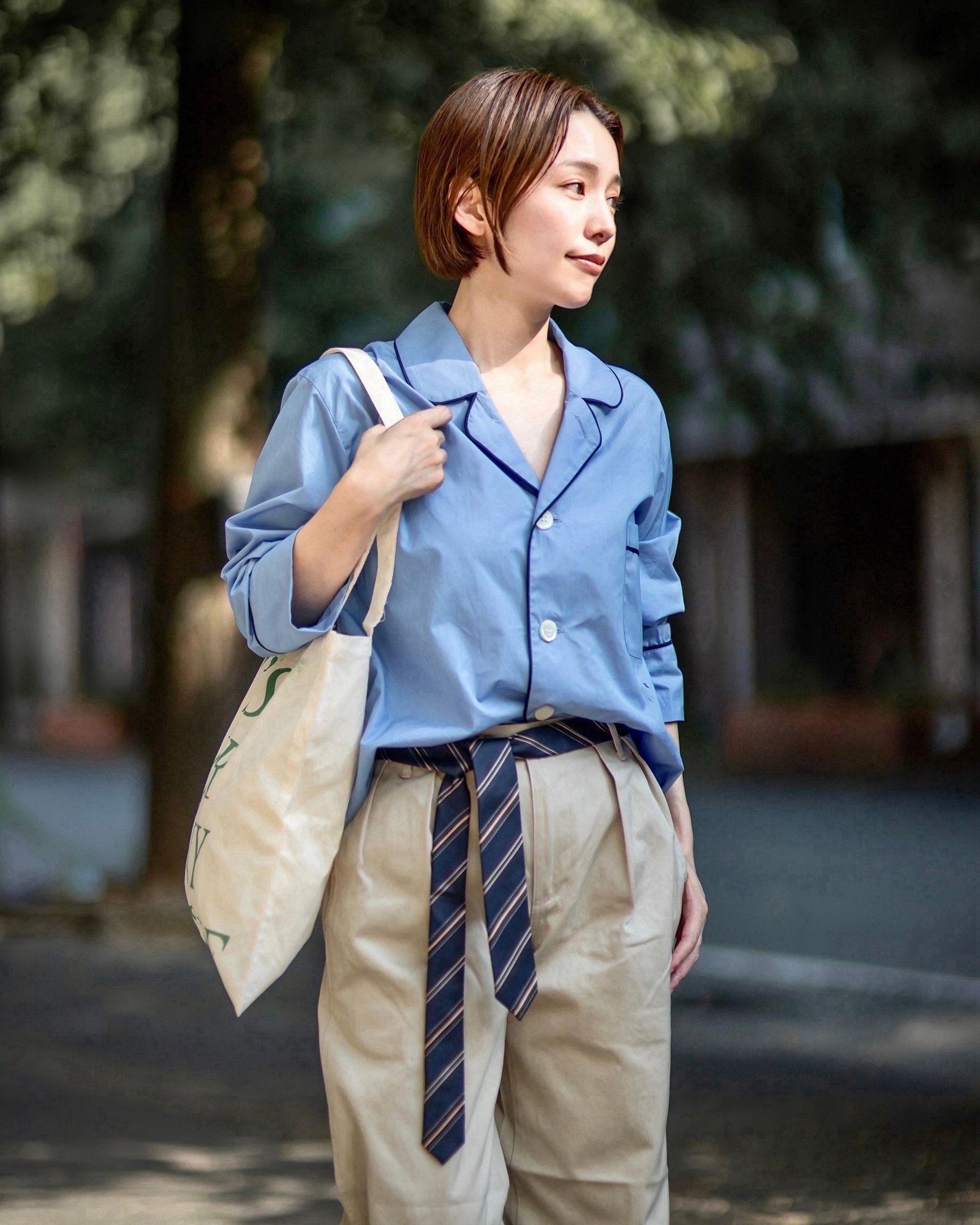 J.B. ATTIRE  Saint-Tropez pajama shirt style 2024.07.25