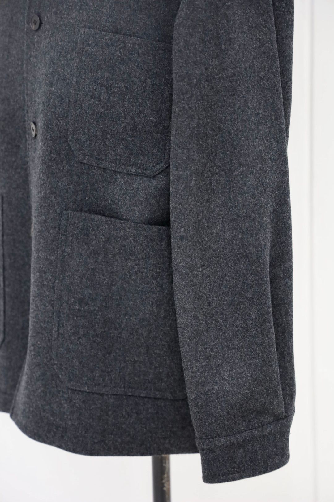 ANOTHER OFFICEアナザーオフィス Santiago Cashmere Work Jacket(AOEFJK011)Heather Charcoal☆10月10日(金)新作発売！
