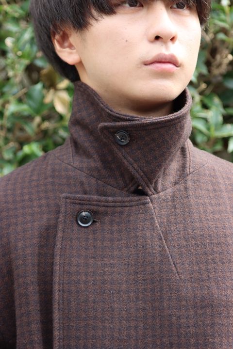 YOKE DOUBLE BREAST OVERCOAT(YK21AW0242C)style.2021.09.13