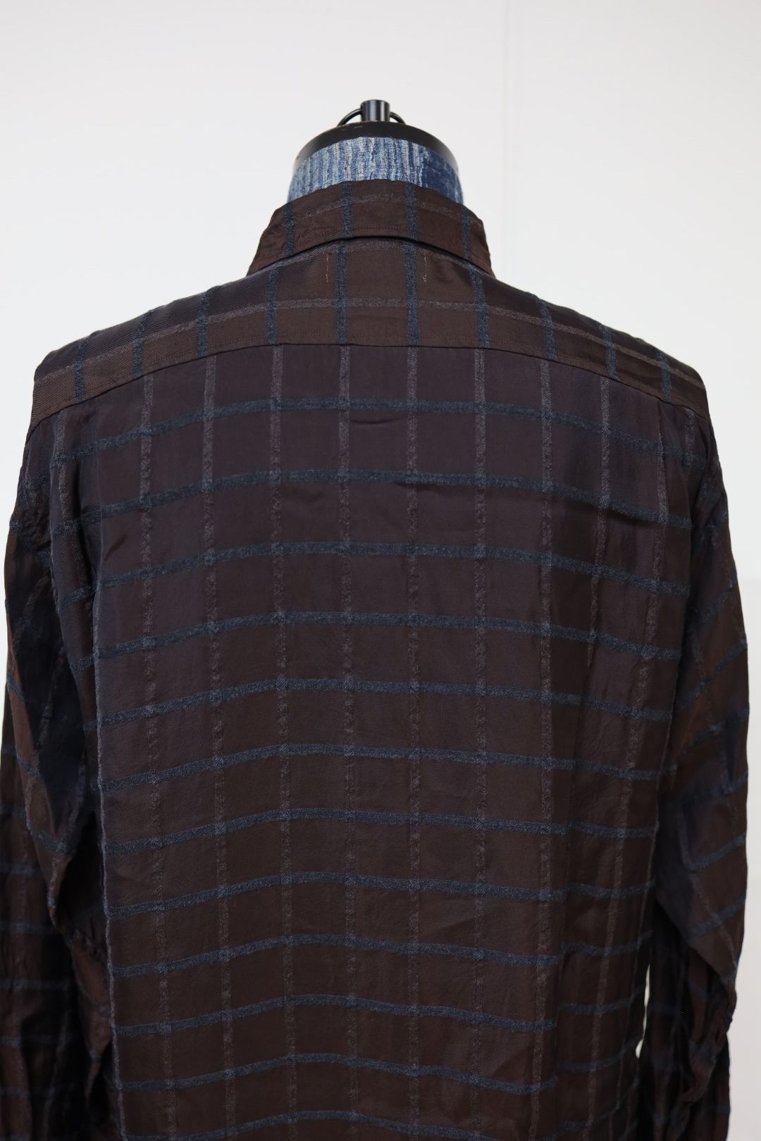 marka 26AW SEMI SPREAD COLLAR SHIRT(M26C02SH01C)BROWN CHECK☆新作発売！