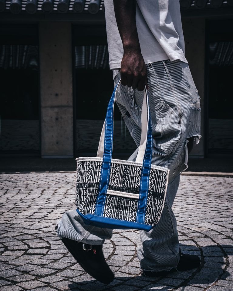 SAINT M×××××× - セントマイケル24AW TOTE S(SM-YS8-0000-084)BLUE☆8 