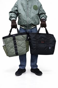 コムデギャルソンオム バッグ BRIEFING W-NAME REVERSIBLE BAG(HR-K208-051)BLACK×KHAKI☆10月2日(金)発売！