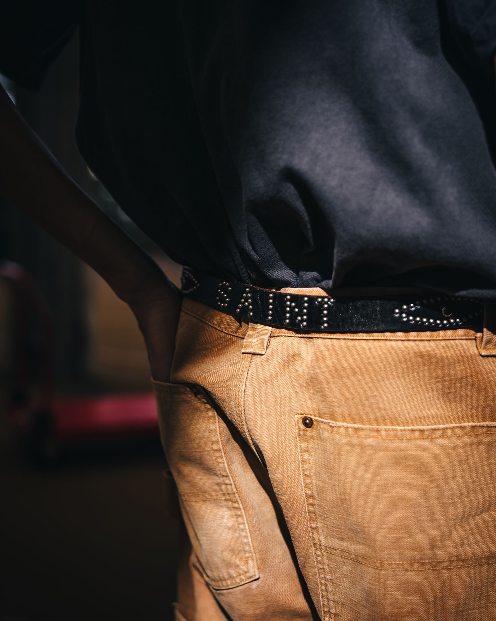 セントマイケル 26SS BLACK STONE HTC_BELT NARROW(SM-MK8-0000-C64)BLACK☆5月16日(土)発売！