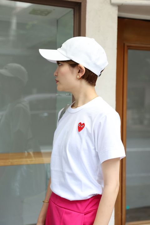 PLAY COMME des GARCONS 定番ワンポイントTシャツ style.2025.6.24