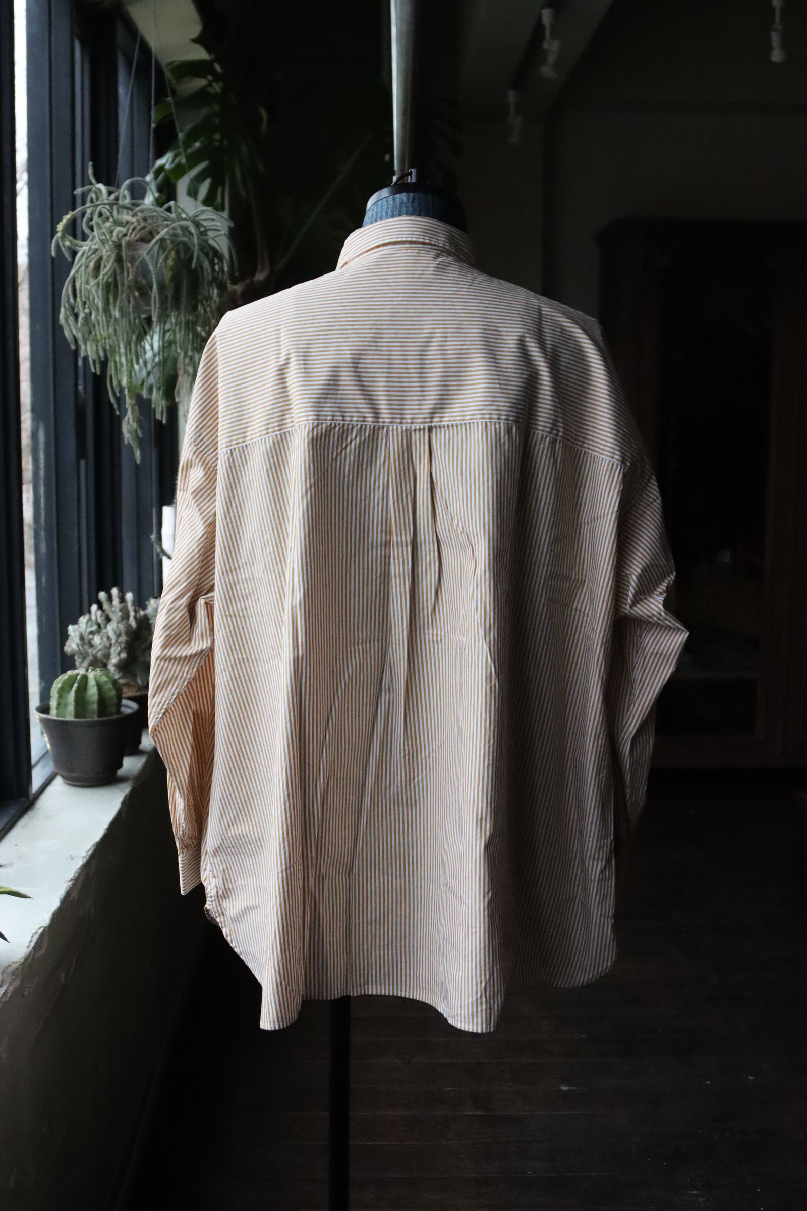 フレッシュサービス CORPORATE UNIFORM L/S SHIRT(FSC251-50105B)YELLOW STRIPE