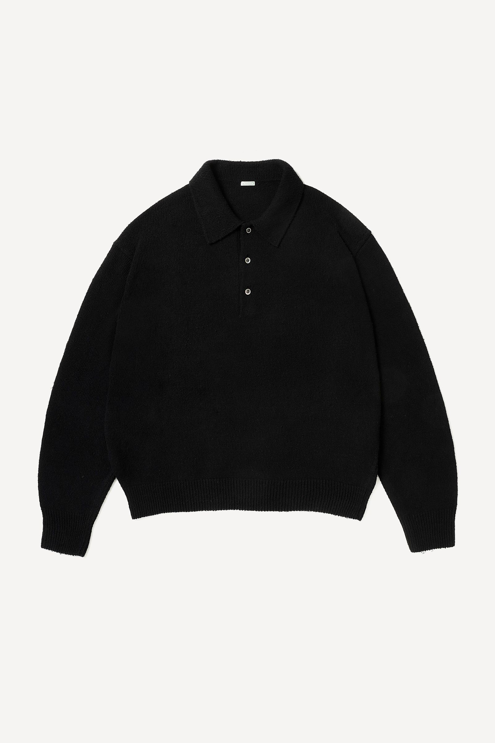 アプレッセ 2026 STYLE1 Washed Silk Nep Polo Shirt(26SAP-03-09)BLACK☆1月10日(土)発売！