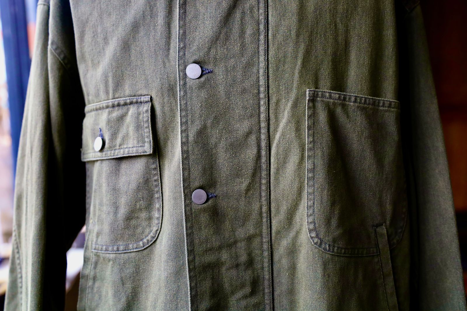 ヨーク25SS カバーオールCOTTON CUT-OFF COVERALL JACKET(YK25SS0925B)DUSTY KAHKI☆3月15日(土)発売！