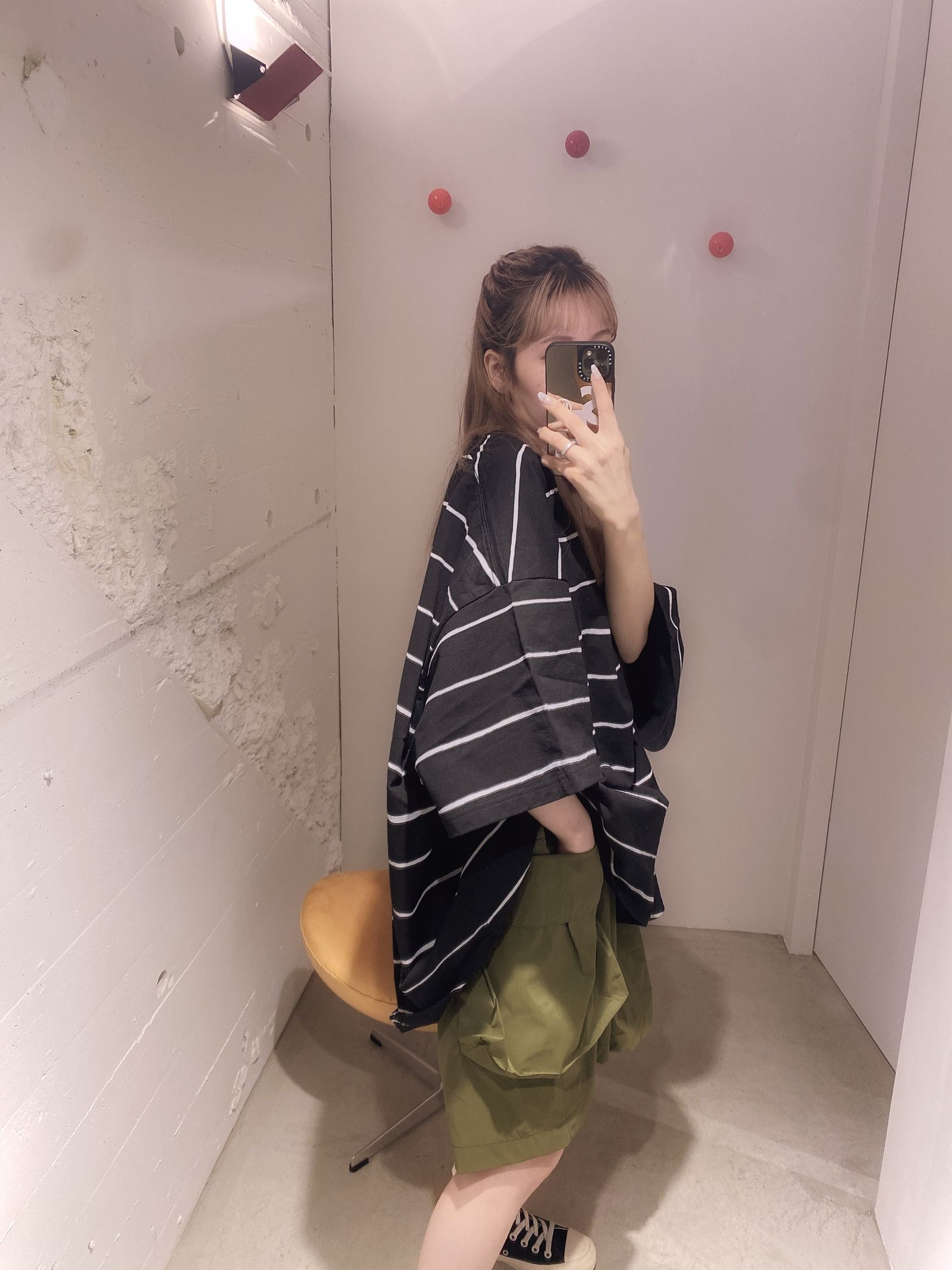 S.F.C 24SS エスエフシー WIDE SIDE STRIPE TEE(SFCSS24CS10)Black×White