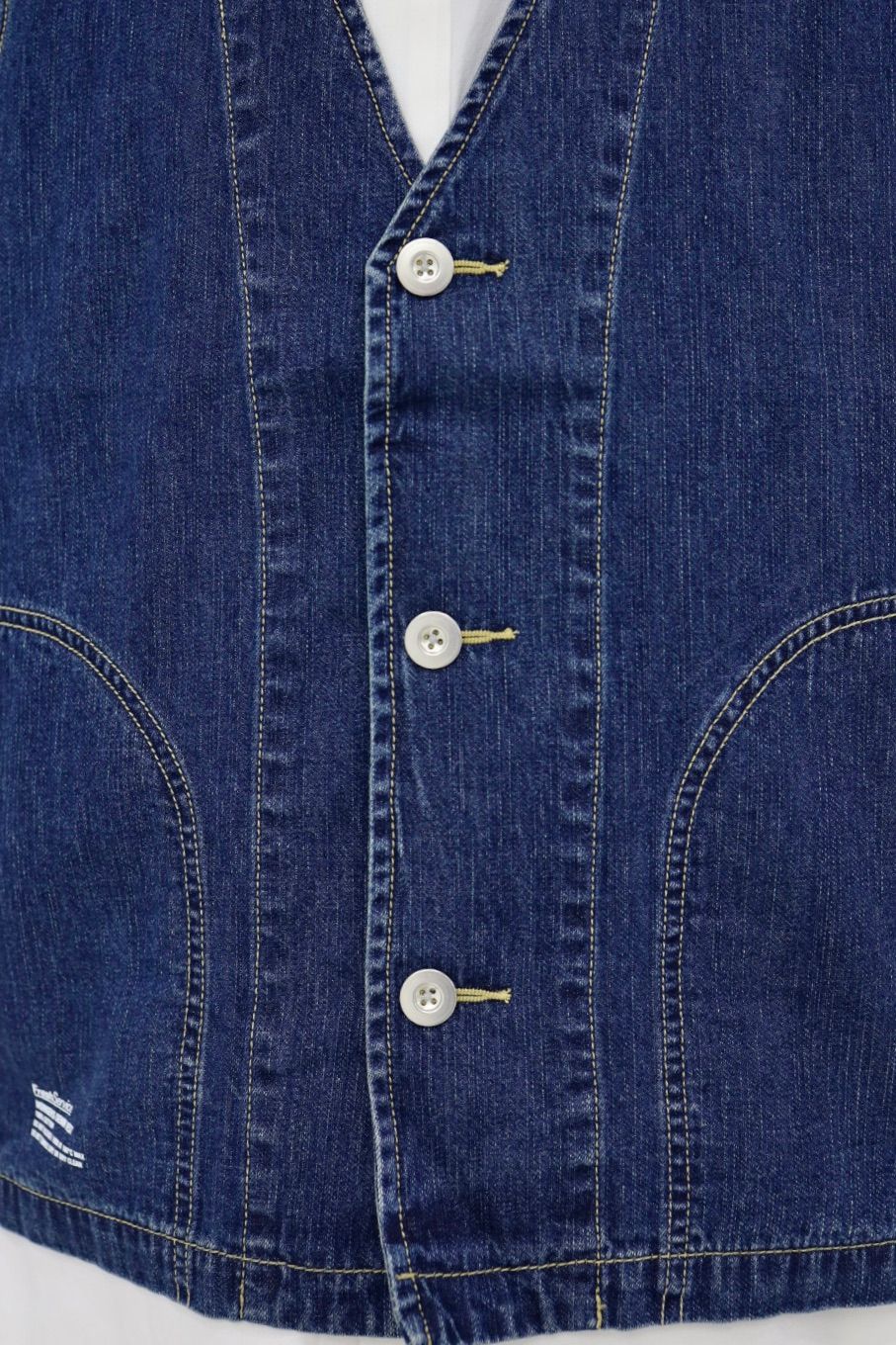フレッシュサービス WORKERS DENIM VEST(FSC261-30266FB)FADE INDIGO☆12月20日(土)発売！