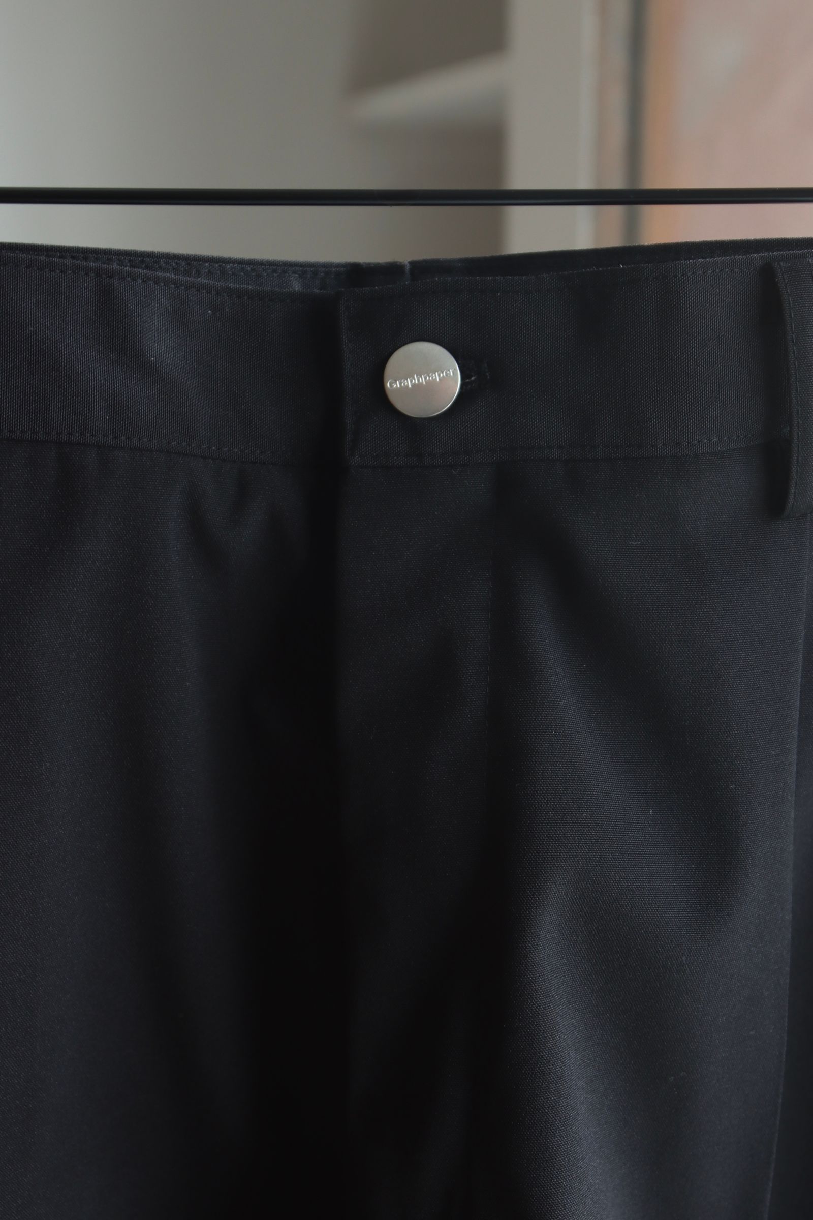 グラフペーパー  25SS Semi Dull Oxford Shorts(GU251-40263)BLACK☆3月1日(土)入荷！