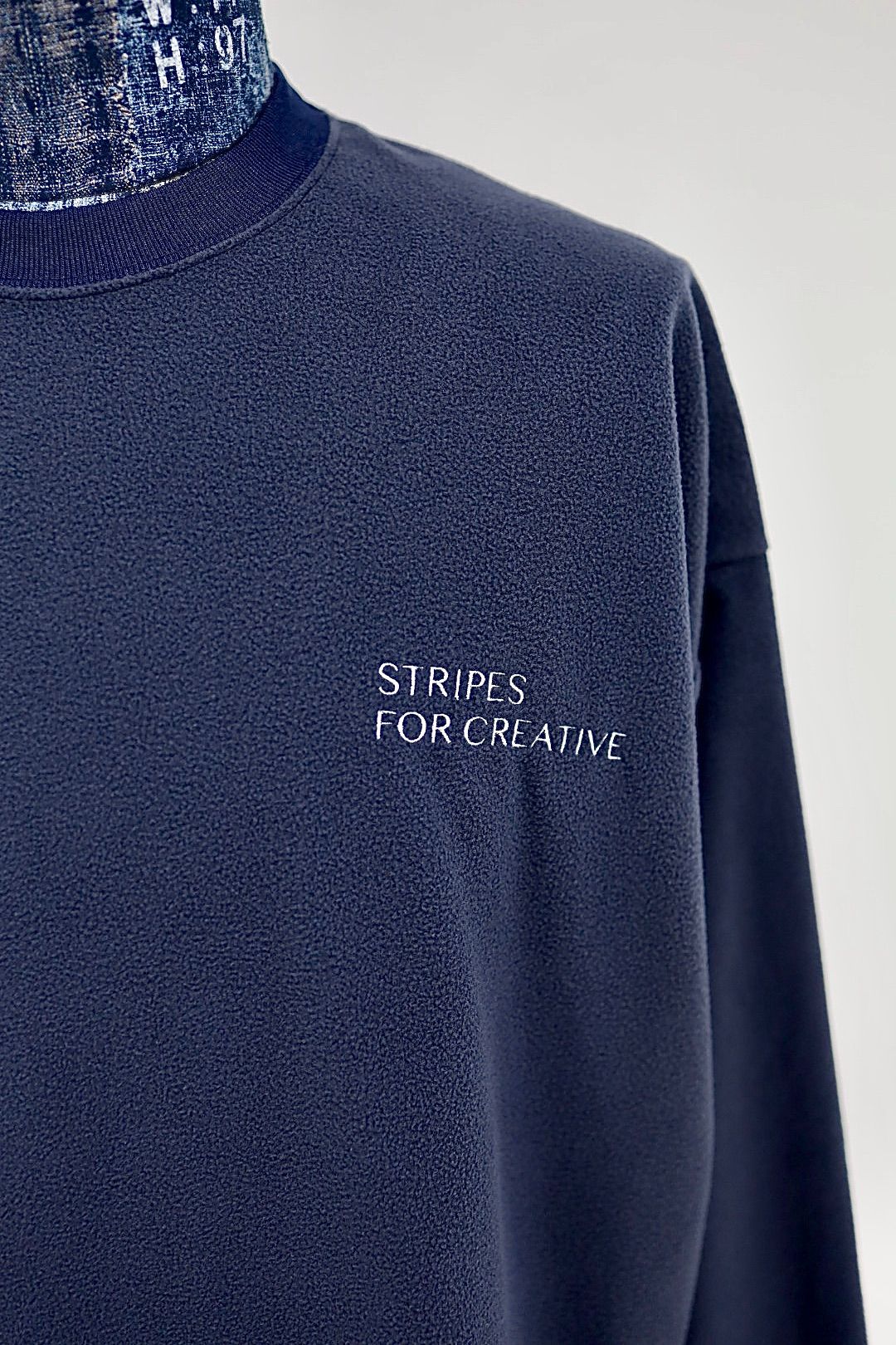 S.F.C 25FW SPOT エスエフシー FLEECE SUPER BIG LS ROUND TEE(SFCFW25CS01SP)Navy☆12月20日(土)発売！