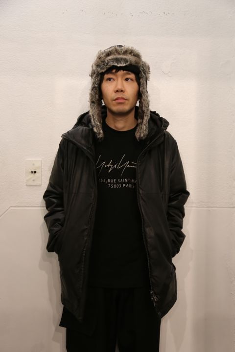 yohji yamamoto FW20トラッパー シグネチャーロゴ"BLACK"Style.2020.11.8.