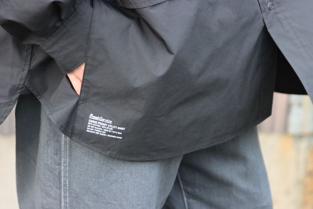 FreshService CARGO POCKET UTILITY SHIRT(FSW-22-SH_146) style. 2022.05.14.