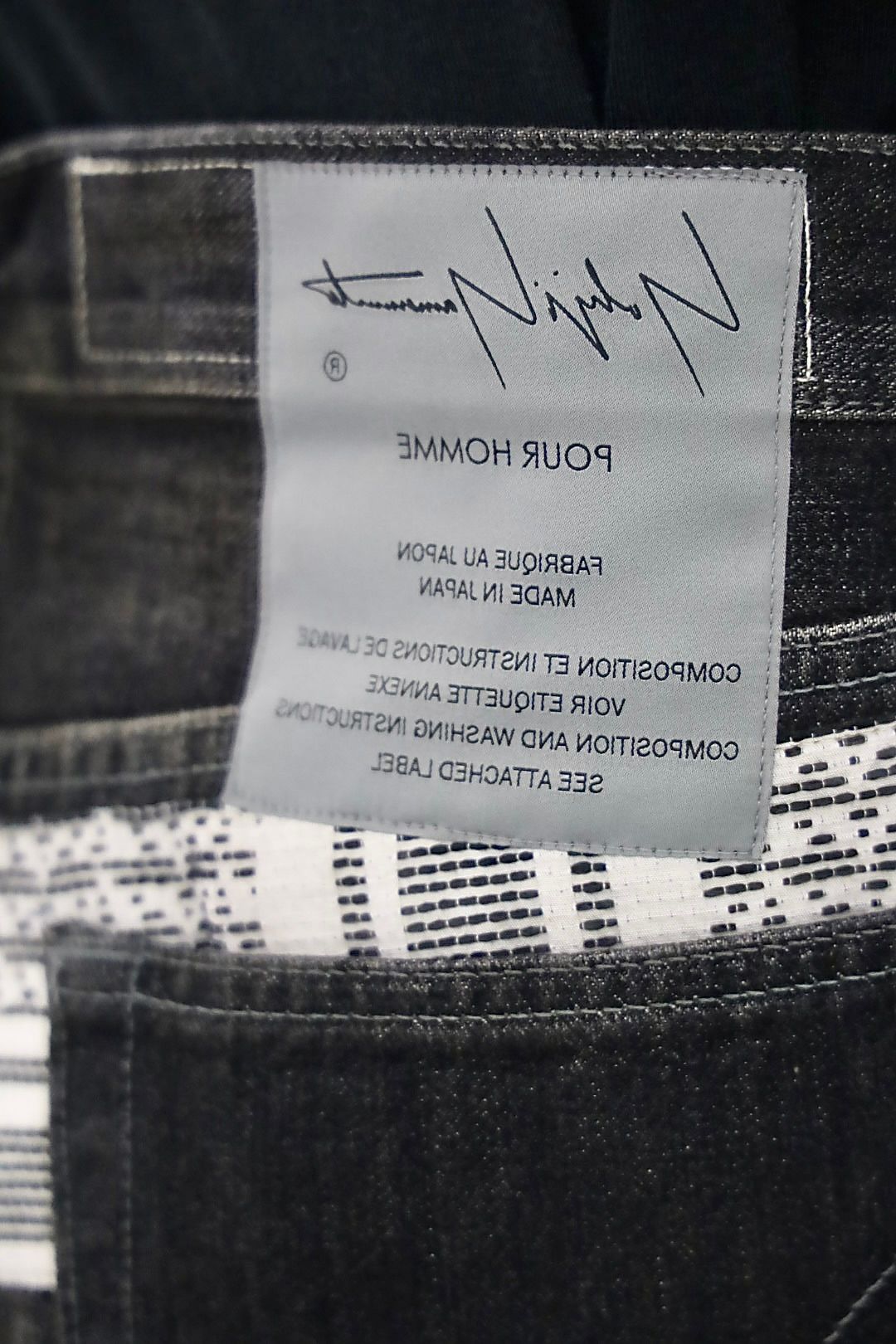 Yohji Yamamoto × NEIGHBORHOOD ホースレザージャケットスタイル