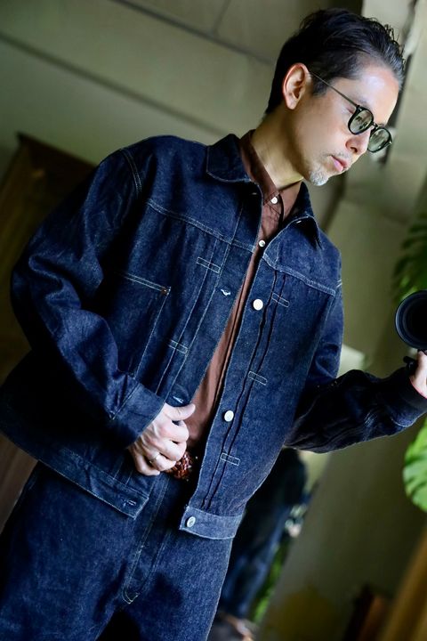 A.PRESSE 1st Type Denim Jacketスタイル