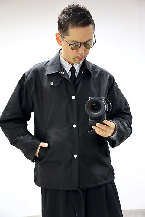 MARKAWARE 26SS シルクタフタコーチジャケットスタイル