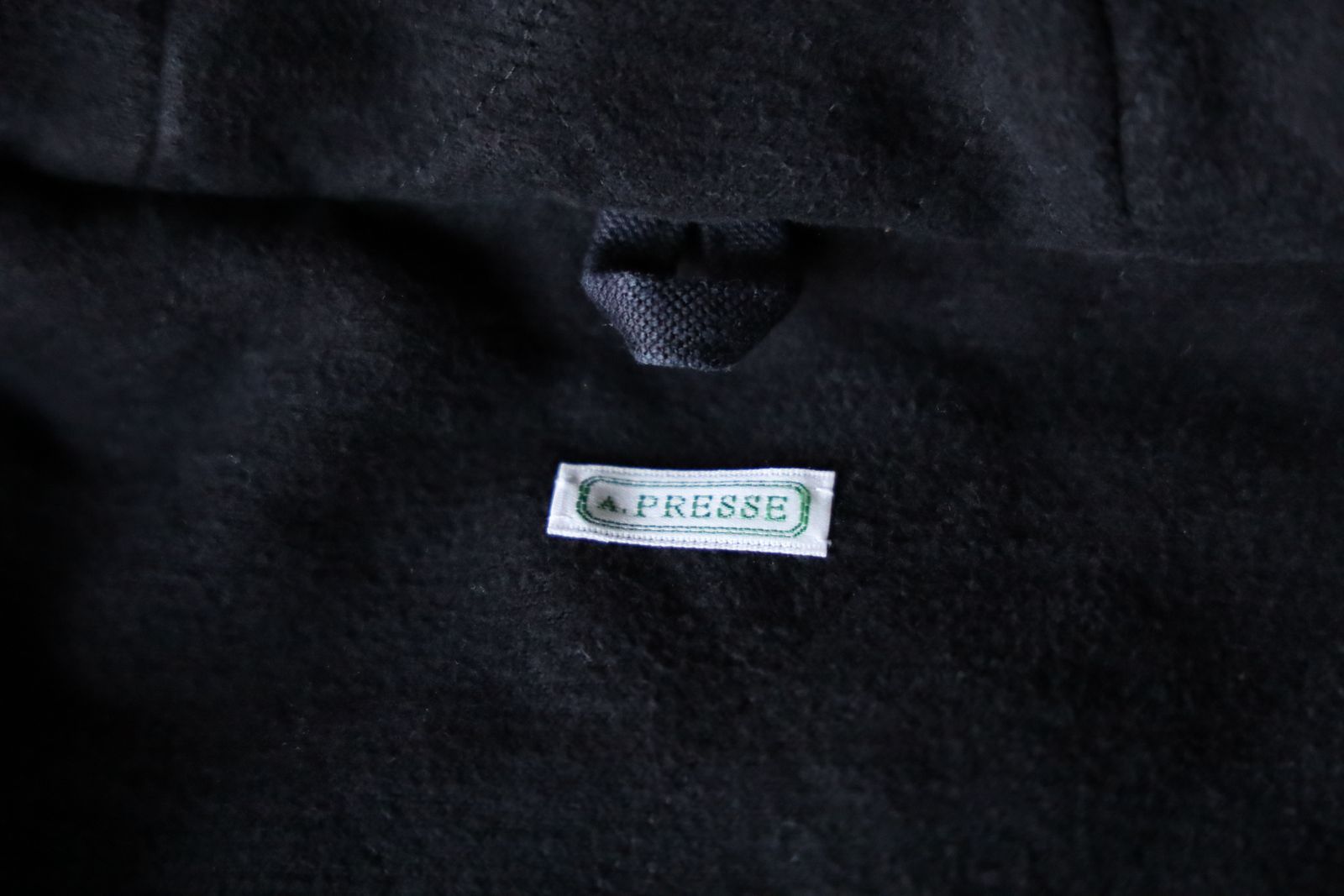 アプレッセ Silk Linen Hooded Parka(25SAP-01-14H)BLACK☆1月26日再入荷！
