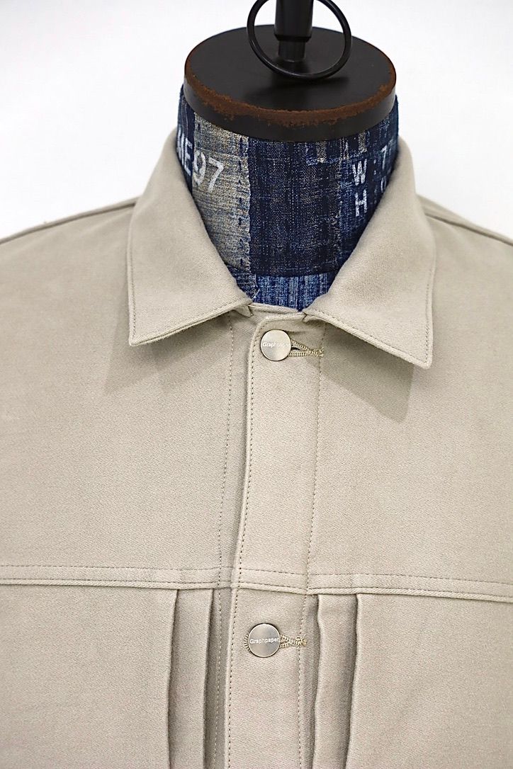 グラフペーパー Cotton Double Serge Jacket(GM263-20450)ASH☆8月8日(土)発売！