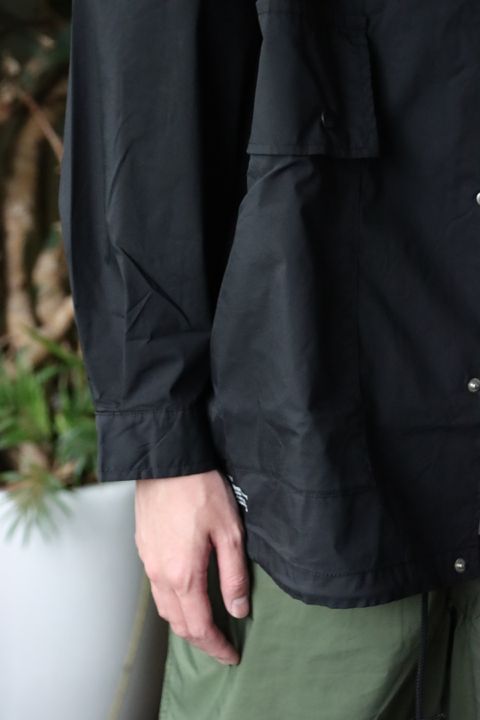 FrerhService SIDE POCKETS STRETCH OVER SHIRT style.2022.8.13
